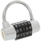 5-Dial Combination Padlock (Silver)-Household Equipment & Accessories-JadeMoghul Inc.