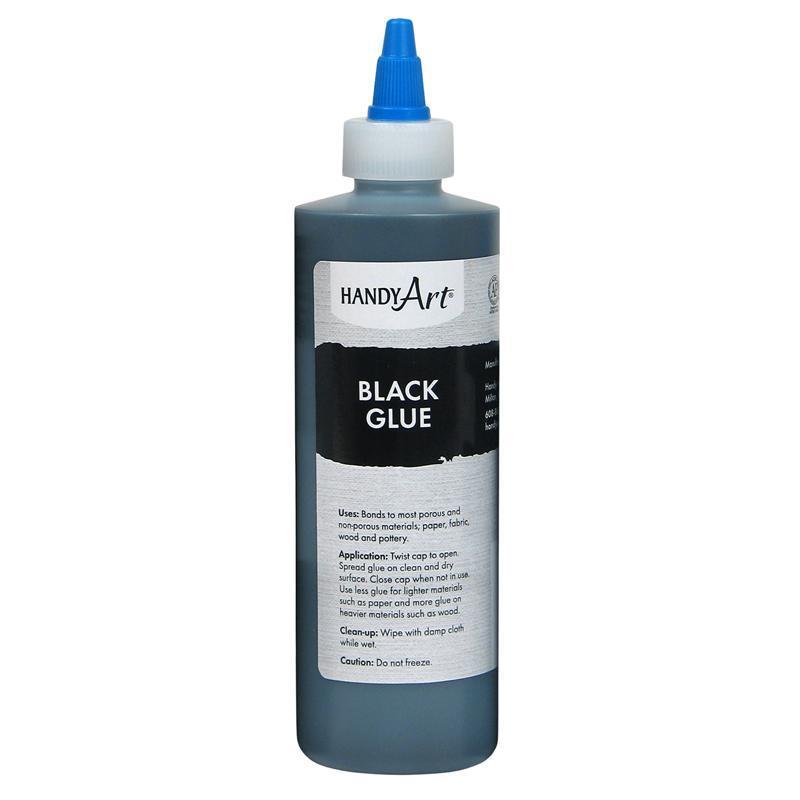 (5 EA) HANDY ART BLACK GLUE 8OZ-Arts & Crafts-JadeMoghul Inc.