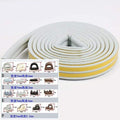 5 meters DIPE self-adhesive door and window sealing strip glass window anti-collision rubber strip foam sound insulation strip JadeMoghul Inc. 