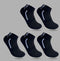 5 Pairs/lot Men Socks Stretchy Shaping Teenagers Short Sock Suit for All Season Non-slip Durable Male Socks Hosiery-B black-JadeMoghul Inc.