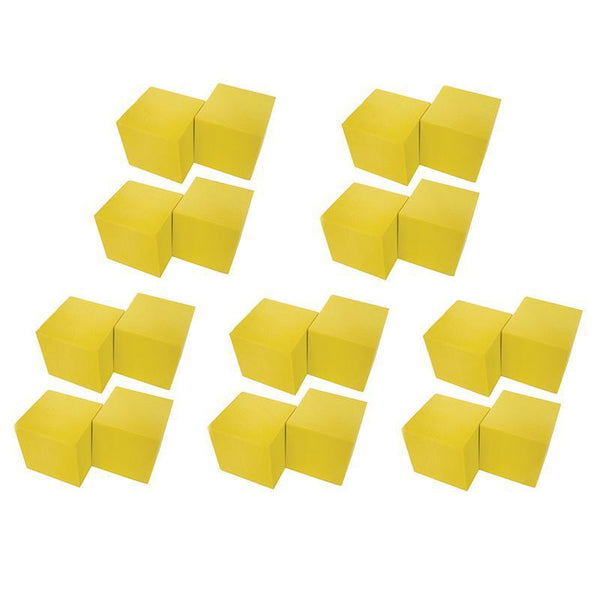 (5 Pk) 2In Foam Blank Dice 4 Per Pk-Learning Materials-JadeMoghul Inc.