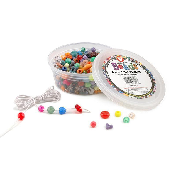 (5 PK) BUCKET O BEADS 4OZ MULTI-MIX-Arts & Crafts-JadeMoghul Inc.