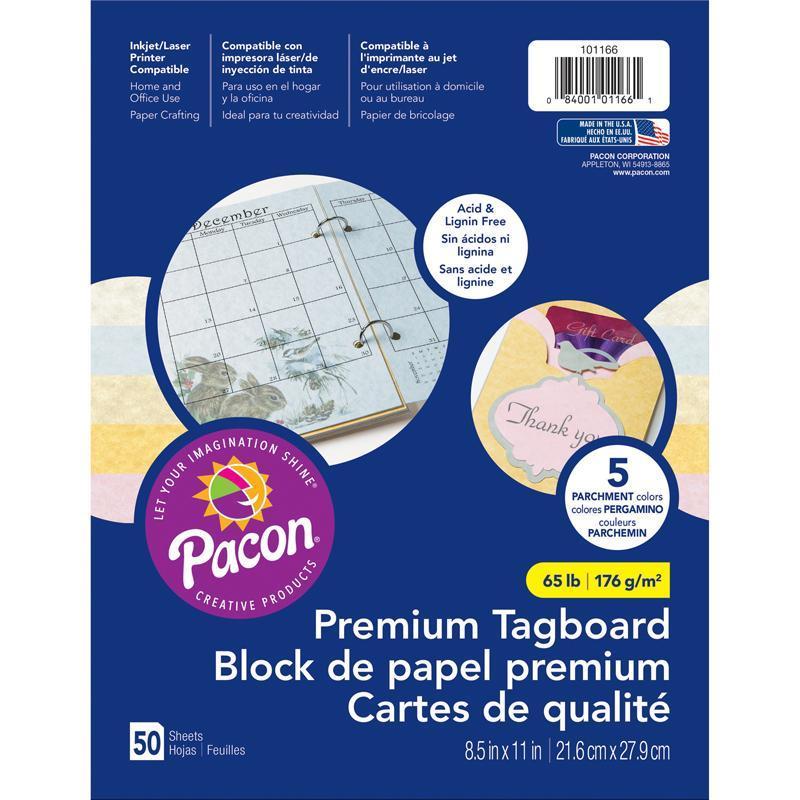 (5 PK) PARCHMENT TAGBOARD-Arts & Crafts-JadeMoghul Inc.