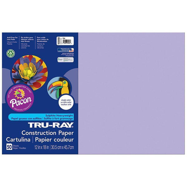 (5 PK) TRU RAY 12X18 LILAC-Arts & Crafts-JadeMoghul Inc.