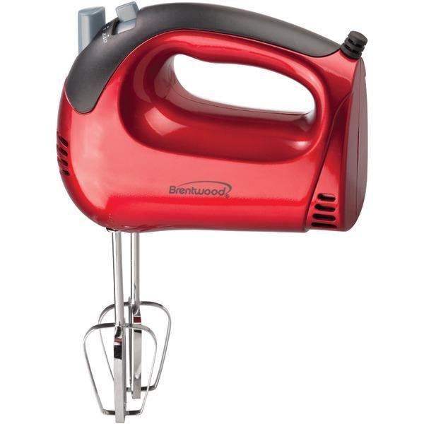 5-Speed Electric Hand Mixer (Red)-Small Appliances & Accessories-JadeMoghul Inc.