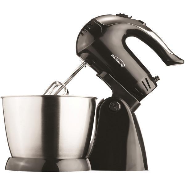 5-Speed + Turbo Electric Stand Mixer with Bowl (Black)-Small Appliances & Accessories-JadeMoghul Inc.