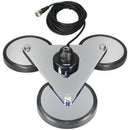 5" Tri-Magnet CB Antenna Mount with Rubber Boots & 18ft RG58A/U Coaxial Cable-Radios, Scanners & Accessories-JadeMoghul Inc.