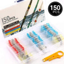 50/100/250PCS Mixed Heat Shrink Connect Terminals Waterproof Solder Sleeve Tube Electrical Wire Insulated Butt Connectors Kit JadeMoghul Inc. 