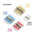 50/100/250PCS Mixed Heat Shrink Connect Terminals Waterproof Solder Sleeve Tube Electrical Wire Insulated Butt Connectors Kit JadeMoghul Inc. 