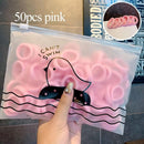 50/100pcs/Set Girls Colorful Nylon Small Elastic Hair Bands Children Ponytail Holder Scrunchie Headband Kids Hair Accessories AExp