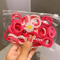 50/100pcs/Set Girls Colorful Nylon Small Elastic Hair Bands Children Ponytail Holder Scrunchie Headband Kids Hair Accessories AExp