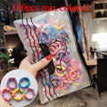 50/100pcs/Set Girls Colorful Nylon Small Elastic Hair Bands Children Ponytail Holder Scrunchie Headband Kids Hair Accessories JadeMoghul Inc. 
