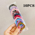50/100PCS/Set Women Girls 4CM Colorful Nylon Elastic Hair Bands Ponytail Holder Rubber Bands Scrunchie Headband Hair Accessories JadeMoghul Inc. 