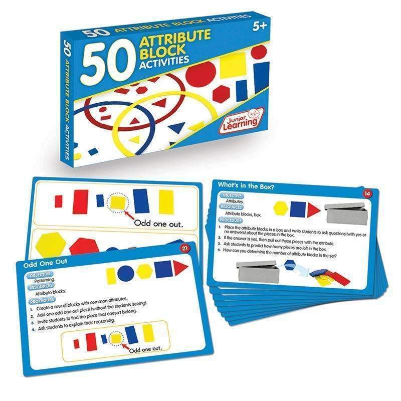 50 ATTRIBUTE BLOCK ACTIVITIES-Learning Materials-JadeMoghul Inc.