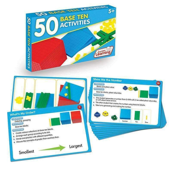 50 BASE TEN ACTIVITIES-Learning Materials-JadeMoghul Inc.