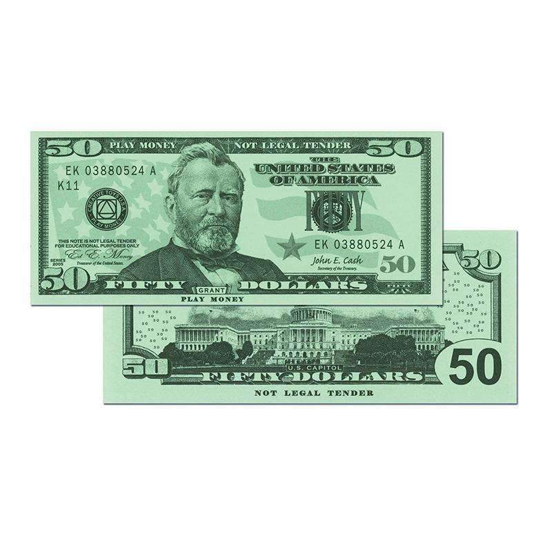 $50 BILLS SET OF 50-Toys & Games-JadeMoghul Inc.