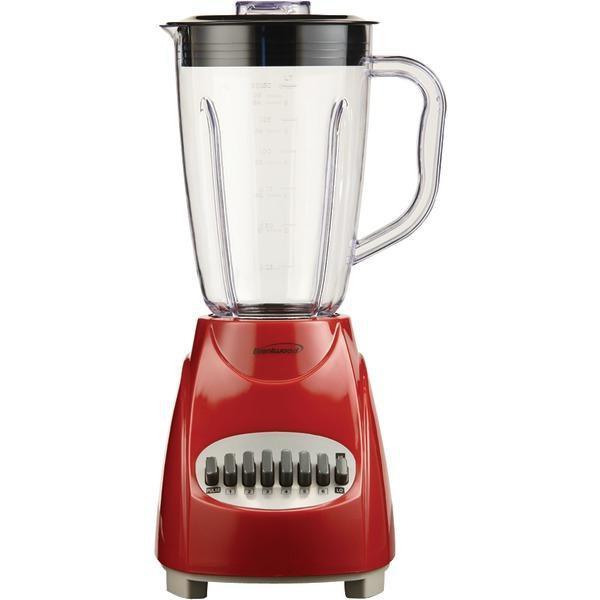 50-Ounce 12-Speed + Pulse Electric Blender with Plastic Jar (Red)-Small Appliances & Accessories-JadeMoghul Inc.