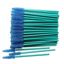 50 pcs Cosmetic Eyelash Brush  Crystal Mascara Wands Applicator Diamond Eyelashes brushes Disposable Make Up brushes Tools AExp