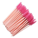 50 pcs Cosmetic Eyelash Brush  Crystal Mascara Wands Applicator Diamond Eyelashes brushes Disposable Make Up brushes Tools AExp
