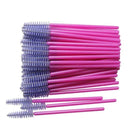 50 pcs Cosmetic Eyelash Brush  Crystal Mascara Wands Applicator Diamond Eyelashes brushes Disposable Make Up brushes Tools AExp