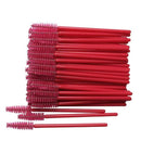 50 pcs Cosmetic Eyelash Brush  Crystal Mascara Wands Applicator Diamond Eyelashes brushes Disposable Make Up brushes Tools AExp