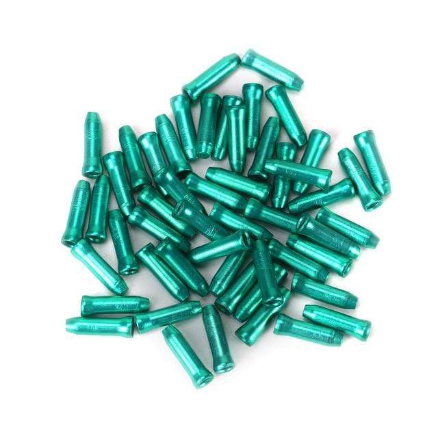 50 Pcs/lot MTB Bike Bicycle Brake Shifter Aluminum Inner Cable Tips Crimps Cycle Cycling Parts Derailleur Shift Cables End Caps AExp