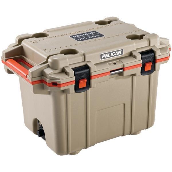 50-Quart Elite Deluxe Cooler (Beige)-Camping, Hunting & Accessories-JadeMoghul Inc.