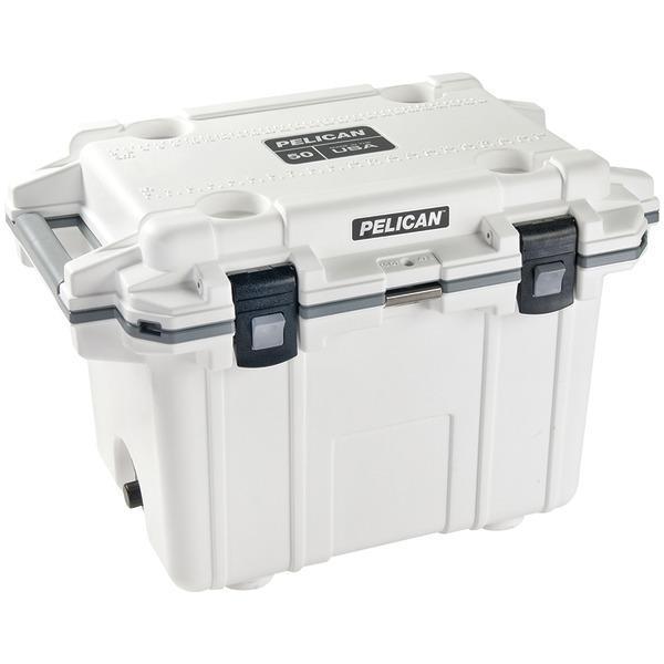 50-Quart Elite Deluxe Cooler (White)-Camping, Hunting & Accessories-JadeMoghul Inc.