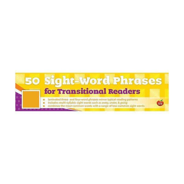 50 SIGHT WORD PHRASES FOR-Learning Materials-JadeMoghul Inc.