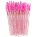 50Pcs Disposable Eyelash Brushes Eyelashes Extension Tools Eyebrow Brush Mascara Wands Applicator Spoolers Eye Lashes Cosmetic AExp