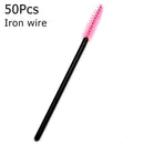 50Pcs Disposable Eyelash Brushes Eyelashes Extension Tools Eyebrow Brush Mascara Wands Applicator Spoolers Eye Lashes Cosmetic AExp