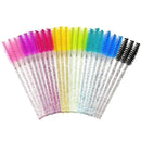 50Pcs Disposable Eyelash Brushes Eyelashes Extension Tools Eyebrow Brush Mascara Wands Applicator Spoolers Eye Lashes Cosmetic AExp