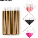50pcs Disposable Eyelashes brush Individual Lash Removing Cleaning  Mascara Applicator Makeup Brushes For Eyelash Extension Tool AExp