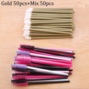 50pcs Disposable Eyelashes brush Individual Lash Removing Cleaning  Mascara Applicator Makeup Brushes For Eyelash Extension Tool AExp