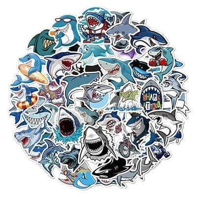 50pcs Stickers Car Laptop Luggage Waterproof Cute Cartoon Animal Luggage Sticker for kid Phone Pack Guaitar Skateboard Stickers AExp