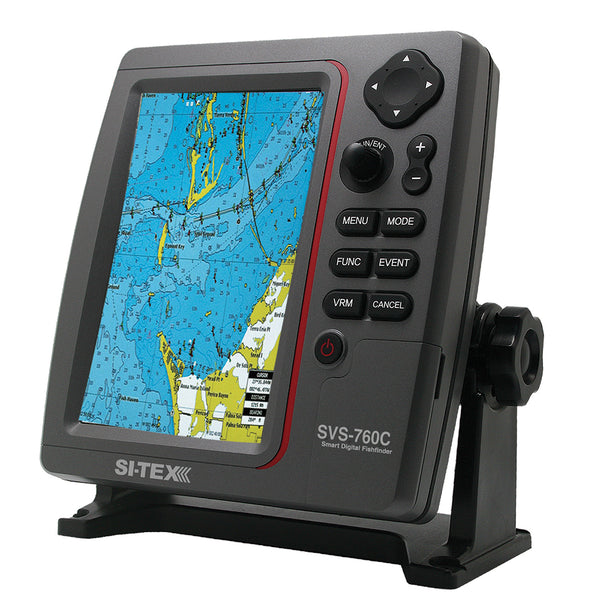 SI-TEX SVS-760C Digital Chartplotter w/C-Map 4D Card [SVS-760C]