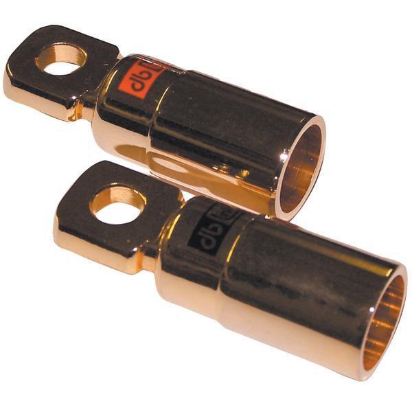 5/16" Gold Ring Terminals, 2 pk (8 Gauge)-Installation & Hook-Up Accessories-JadeMoghul Inc.