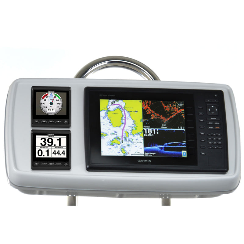 NavPod GP1170-06 SystemPod Pre-Cut f/Garmin 1020/1020xs/1040xs & 2 Instruments f/9.5" Wide Guard [GP1170-06]