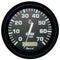 Faria Euro Black 4" Tachometer w/Hourmeter - 7,000 RPM (Gas - Outboard) [32840]