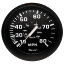 Faria Euro Black 4" Speedometer - 80MPH (Pitot) [32812]