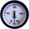 Faria Euro White 4" Tachometer 4000 RPM (Diesel) (Mechanical Takeoff  Var Ratio Alt) [32942]