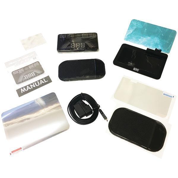 5.8" Heads-Up Display with Reflector Cradle-Rearview/Auxiliary Camera Systems-JadeMoghul Inc.