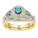 5/8CTW-DIA BLUE BRIDAL SET-Gold & Diamond Wedding Ring Sets-6.5-JadeMoghul Inc.