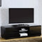 59' TV Console, Black-Entertainment Centers and Tv Stands-Black-Lacquer Wood & Others-JadeMoghul Inc.