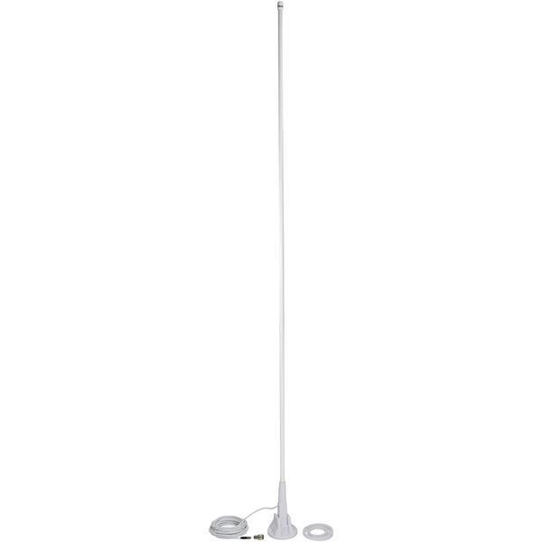 5ft VHF 3dBd Gain Marine Antenna with Lift & Lay-Over Mount-Radios, Scanners & Accessories-JadeMoghul Inc.