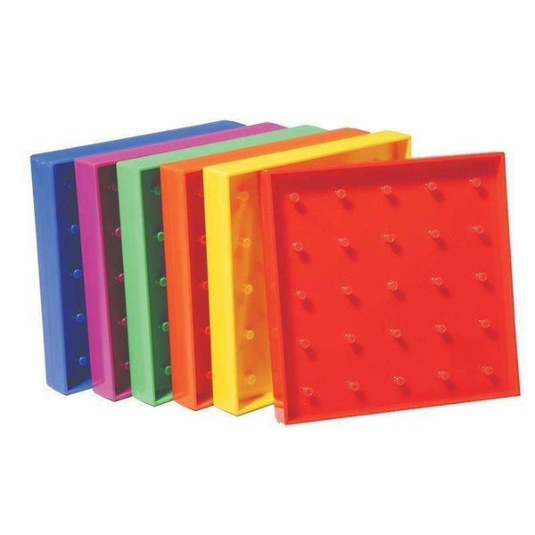 5IN PLASTIC GEOBOARDS 5X5 PIN ARRAY-Toys & Games-JadeMoghul Inc.