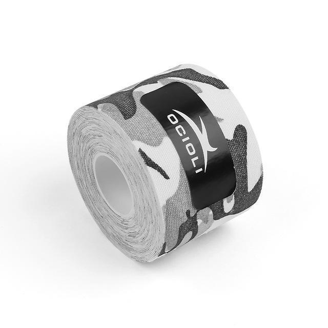 5mx5cm Kinesio Taping Athletic Kinesiology Tape Sport Taping Strapping Good Quality Football Knee Muscle Kinesio Taping Strappin-Black and white camo-JadeMoghul Inc.