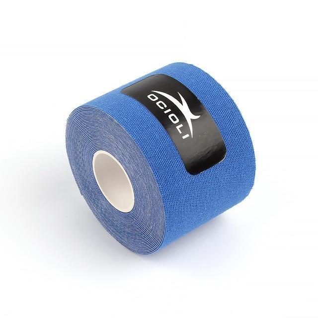 5mx5cm Kinesio Taping Athletic Kinesiology Tape Sport Taping Strapping Good Quality Football Knee Muscle Kinesio Taping Strappin-Deep blue-JadeMoghul Inc.