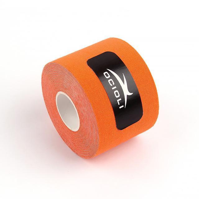 5mx5cm Kinesio Taping Athletic Kinesiology Tape Sport Taping Strapping Good Quality Football Knee Muscle Kinesio Taping Strappin-Orange-JadeMoghul Inc.