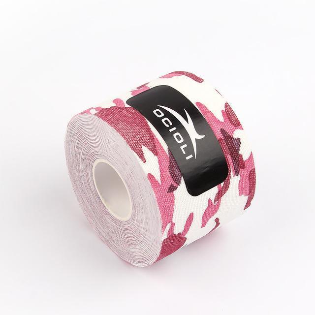 5mx5cm Kinesio Taping Athletic Kinesiology Tape Sport Taping Strapping Good Quality Football Knee Muscle Kinesio Taping Strappin-Pink camouflage-JadeMoghul Inc.